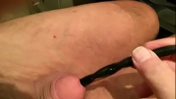 Preview 3 of Rachel Oil Solo - Silicone 10mm Sounding