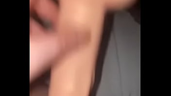 Preview 4 of Lesbain 2014 - White big booty slut plays with herself with dildo