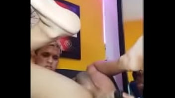 Preview 2 of Animal Anul - Twink takes huge dildo in ass