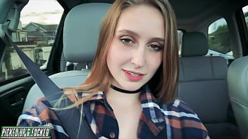 Preview 1 of Famale Faki Taxi - Picked Up &amp_ Fucked: Laney Grey gets filled wit Cum by Laz Fyre