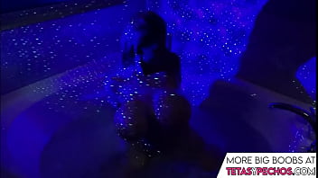 Preview 3 of Hindi Sex Dehati Vidio - Blue Big Tits In The Bath Tub