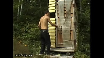 Preview 2 of Big Vinegar - Hot outdoor games of two gay twinks