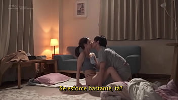 Preview 1 of Rail Xxx - Eu Era Virgem e a Minha Irm&atilde_ Casada me Ensinou a Beijar {Legendado} Kanna Misaki