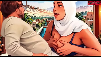 Preview 2 of Teen Sex Legal Porno Bbc - Anime Hijab Women Titty fucks Me