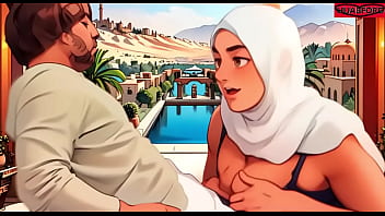 Preview 3 of Teen Sex Legal Porno Bbc - Anime Hijab Women Titty fucks Me