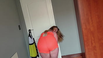 Preview 3 of Cult Vintage - Fat girl playing dress up by trying on different dresses