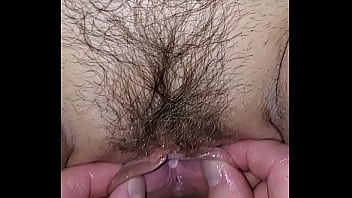 Preview 1 of Pasutri Mesum - Extremely wet homemade MILF is knotted by a dog penis dildo
