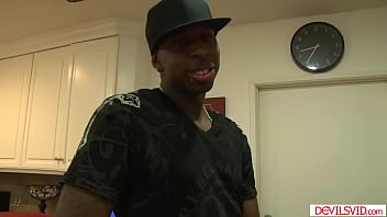 Preview 1 of Romantic Honeymoon Sex Videos - Petite teen fucked by black crew member