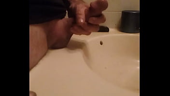 Preview 3 of Mom Son Hot Fuck Out Step - Jacking off in slow motion.