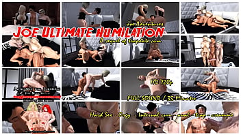 Preview 1 of Rough Whore Slut Slap - Joe Ultimate Humiliation 024 (Futa x Male x Trap)