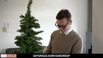 Preview 1 of Www X Vedioscom - Stepson Giving StepDad some Christmas Joy