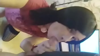 Preview 4 of Chudai Bidio - Russian femboy foxyqslut learns to suck cock