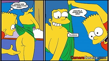 Preview 1 of 2 Men Girl - HQ dos Simpsoons - Fodendo Gostoso e o Corno Pegou no Flagra