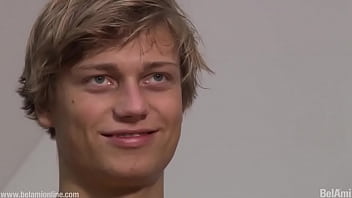 Preview 1 of Wife Cums Hard Best Friend - Cute euro boy jerking