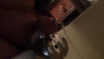 Preview 3 of Katrin Toilet - Sounding plug piss precum chastity