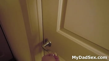 Preview 1 of Ti Na Nguyen - Teen Learning Blowjob From her Step Dad