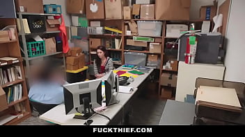 Preview 1 of San Fucks Sally Sideays Squirt - Troublemaking Teen Fucks to Not Go to Avoid Jail