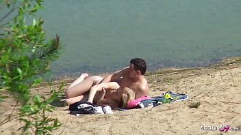 Preview 3 of Kam Sutra Films - Echtes junges Paar heimlich beim Ficken am Strand gefilmt Deutsch