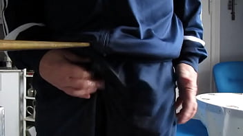 Preview 3 of Try Pee - aufgespie&szlig_t mit Liebespfeil - im Tracksuit wird es nass und geil!