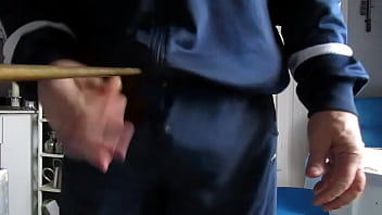 Preview 1 of Try Pee - aufgespie&szlig_t mit Liebespfeil - im Tracksuit wird es nass und geil!
