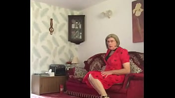 Preview 2 of Rap Pr0n - Red Dress - Johanna Clayton
