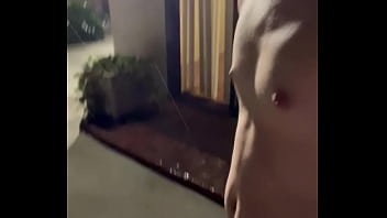 Preview 2 of Bangla Ma Babar - Jerking off in my friend&rsquo_s back yard when he&rsquo_s out for food