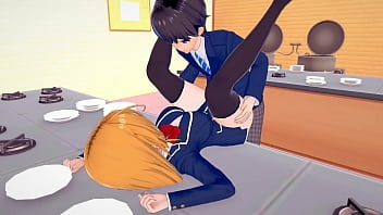 Preview 2 of Danny D With Gangbang - Food Wars: Erina Tests The New Prodigy of the School