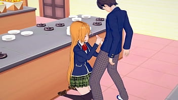 Preview 1 of Danny D With Gangbang - Food Wars: Erina Tests The New Prodigy of the School