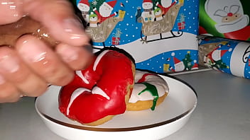 Preview 1 of Ayesha And Norein - My Christmas Cum donuts were delicious.