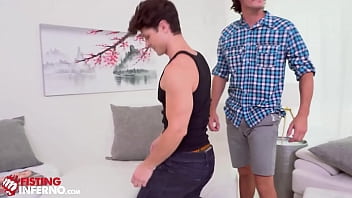 Preview 1 of Arbic Son And Mom - FistingInferno - Devin Franco and Tony Orlando Fisted For Failing Pledges