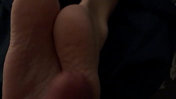 Preview 3 of Sleeping Girl Chudai - Cum on soles