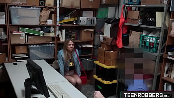 Preview 1 of Indian Blue Film Raping - Teenrobbers.com: Horny Girl Swallow Big Cock for Stealing