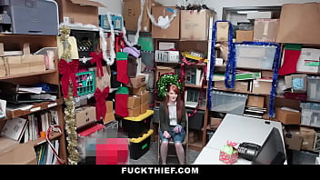 Preview 1 of Www Xxxx Bideo Hd Blading - Cute Redhead Fucked for Stealing Electronics From Mall