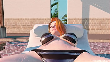 Preview 1 of Xxx18 Arab - TTF - Normal Day at the Pool