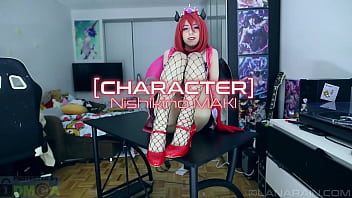 Preview 1 of Mega Cumshot Clips - School Idol MAKI Masturbates To Audience