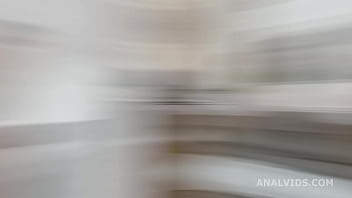 Preview 1 of Dawn Pantyhose - Ivy Wild Vs 2 BBS with Balls Deep Anal,  DP,  Gapes and Cum Swallow GL377
