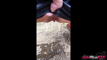 Preview 2 of Gurl Vith Dog - Natural Ttits MILF Sofie Marie Pissed On In Kinky Compilation
