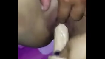 Preview 4 of Sweda Basu Prasad - Mi ex jugando con su dildo la puta de Arleth