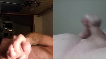 Preview 2 of College Frat - Skypin Jerkin Cummin