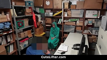 Preview 1 of Young Small Son Massages Step - Arab Shoplifter For Shoplifting and Fucked Hard