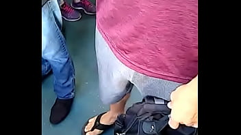 Preview 1 of Kannda School Girl - Bulge in train in Rio