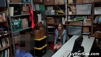 Preview 1 of Tom And Marie - Troublemaker Shoplifting Teen Fucked by Mall Detective
