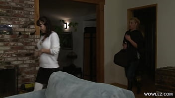 Preview 1 of Kay Cell - Sad girlfriend cheered up by MILF - Brenda James,  Ray Veness