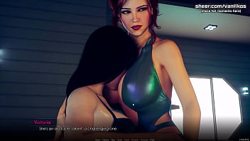 Preview 2 of Tricked Babe - City of Broken Dreamers | Lesbian redhead girl with huge boobs and a big ass eats a hot wet petite pussy