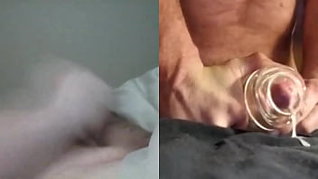 Preview 2 of Teen Sleping - Skype sextoy