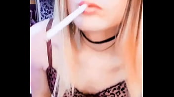 Preview 2 of Tamil Desi Exhibitionist - Kylie Smoking Trans Fetish
