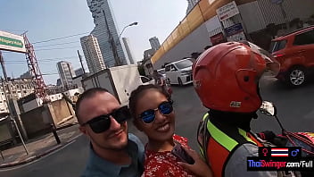 Preview 1 of Mom As Teacher - Amateur teen couple having sex after a day out in Bangkok Thailand
