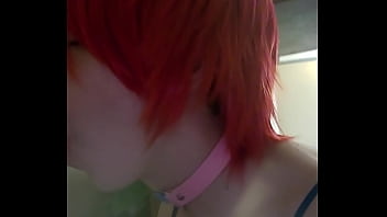Preview 1 of Girls Solo Sex Videos Hd - Femboy sucking dildo good and loves it