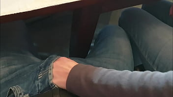Preview 1 of Fitt Boob - Teacher jerks off a student&#039_s cock in classroom during university class - MissCreamy