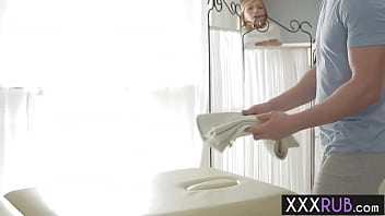 Preview 1 of Sleep Mornig - Big boobs MILFLuna  massage and fucked hard by a massage professional